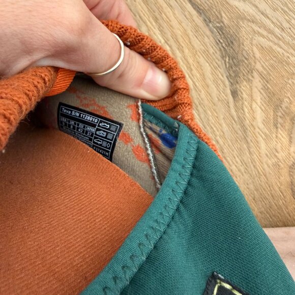 Teva x Cotopaxi Men's ReEmber Moc Sneaker Slipper Blue Green Orange Casual 9 - Picture 8 of 9